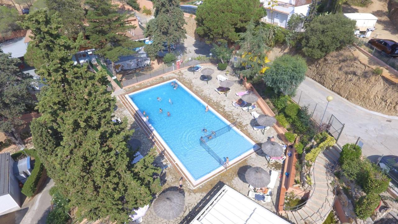 Happy Camp Mobile Homes In Camping Senia Cala Canyelles Lloret de Mar Buitenkant foto